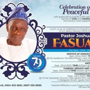 Burial IV printing and funeral program printing in Warri