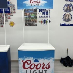 Custom promotional counter table for exhibitions and events in Warri