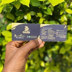 Custom glitter business card printing in Warri