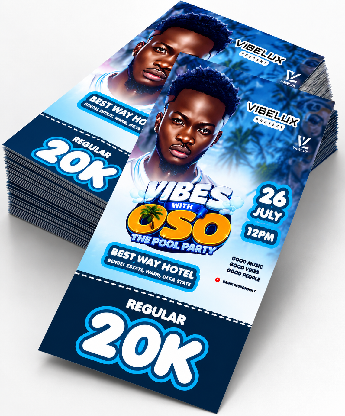 tickets Custom event ticket card printing in Warri